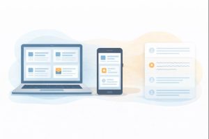 Illustration showing common places where automated online content appears.