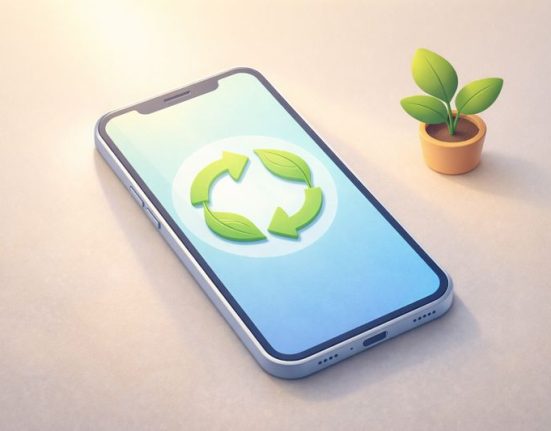 A smartphone with a refresh symbol on its screen, representing the simple, positive act of restarting your device for better performance.